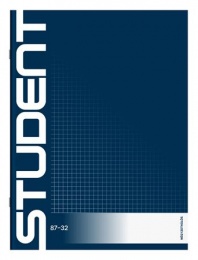 Füzet, tűzött, A4, kockás, 32 lap, ICO "Student", "87-32"